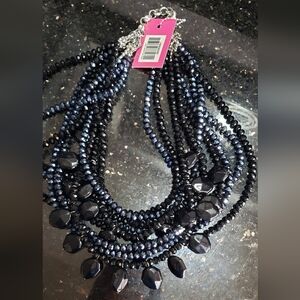Sassy Jones Black Malia Necklace